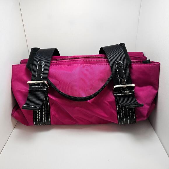 Kenneth Cole Reaction Magenta Pink Nylon Bag - Picture 3 of 16
